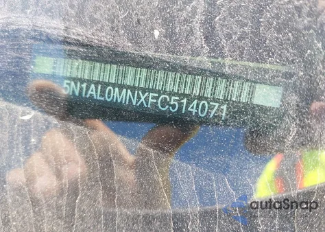 2015 Infiniti Qx60 z USA, uszkodzony, nr VIN 5N1AL0MNXFC514071